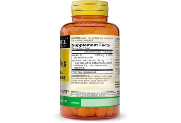 C 1,000MG PLUS ROSE HIPS and BIOFLAVONOIDS COMPLEX TABLETS