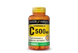 C 500MG CHEWABLE ORANGE FLAVORED TABLETS