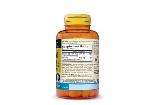 CALCIUM 600MG + D3 800IU TABLETS