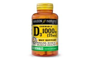 D3 1000IU (25MCG) CHEWABLE (peach-vanilla flavor) TABLETS