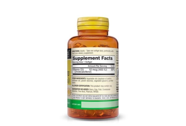 D3 400IU (10MCG) SOFTGELS