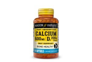FAST ABSORPTION CALCIUM 600MG with VITAMIN D3 SOFTGELS