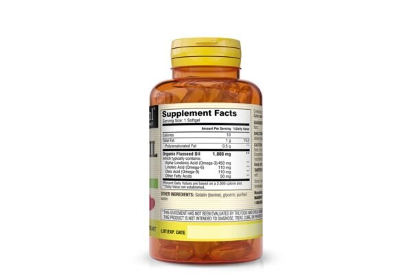 FLAX SEED OIL 1,000MG OMEGA 3-6-9 SOFTGELS