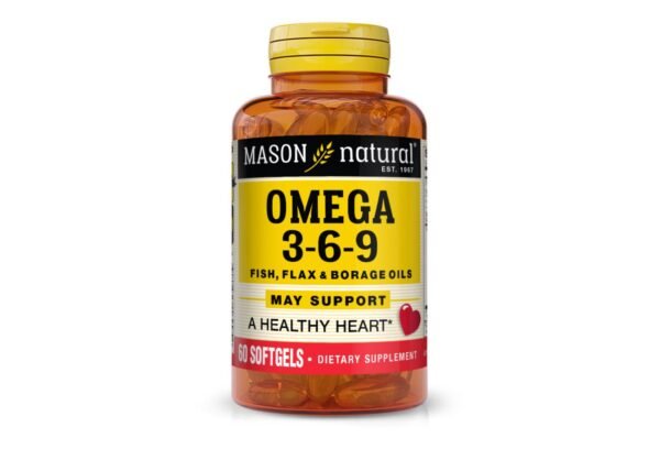 OMEGA 3-6-9 1,200MG FISH, FLAX, and BORAGE OIL SOFTGELS