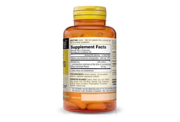 PROBIOTIC ACIDOPHILUS with PECTIN CAPSULES